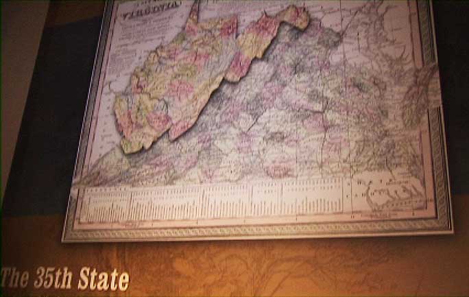 West Virginia was the country's 35th state